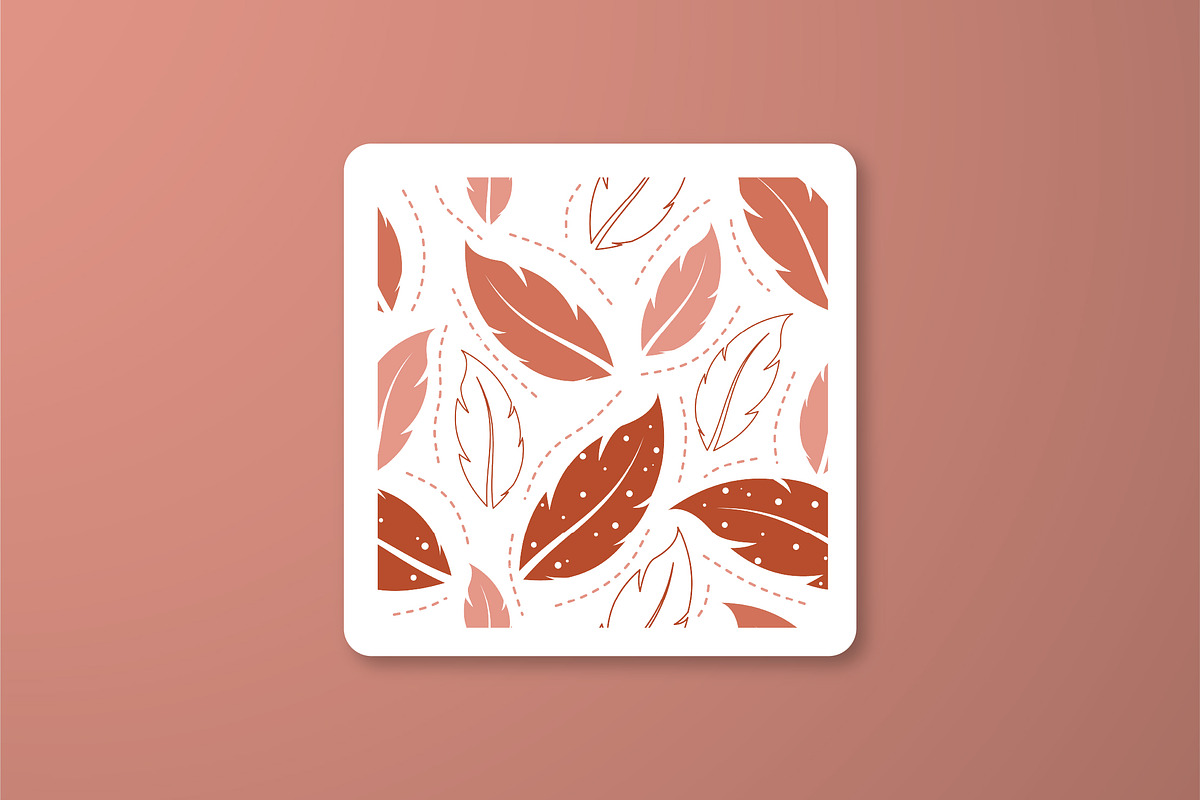 Modern Leaf Seamless Pattern, a Pattern Graphic by Sundaylab (Photo 2 of 3)
