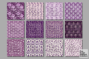 Purple Distressed Cottagecore Shabby, a Pattern Graphic by Fine Purple Elephant (Thumbnail 5 of 5)