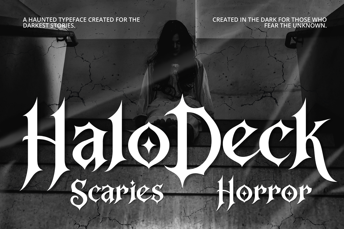 Neivak – Horror Gothic Display Font, a Blackletter Font by MaikoHatta (Photo 3 of 7)