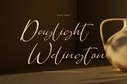 Daylight Welington, a Script Font by Essentials Studio (Thumbnail 1 of 7)