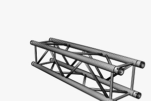 Square Truss Straight Segment 21