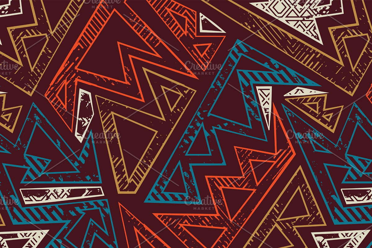 Tribal vector pattern pack., a Pattern Graphic by Gudiny (Photo 5 of 13)