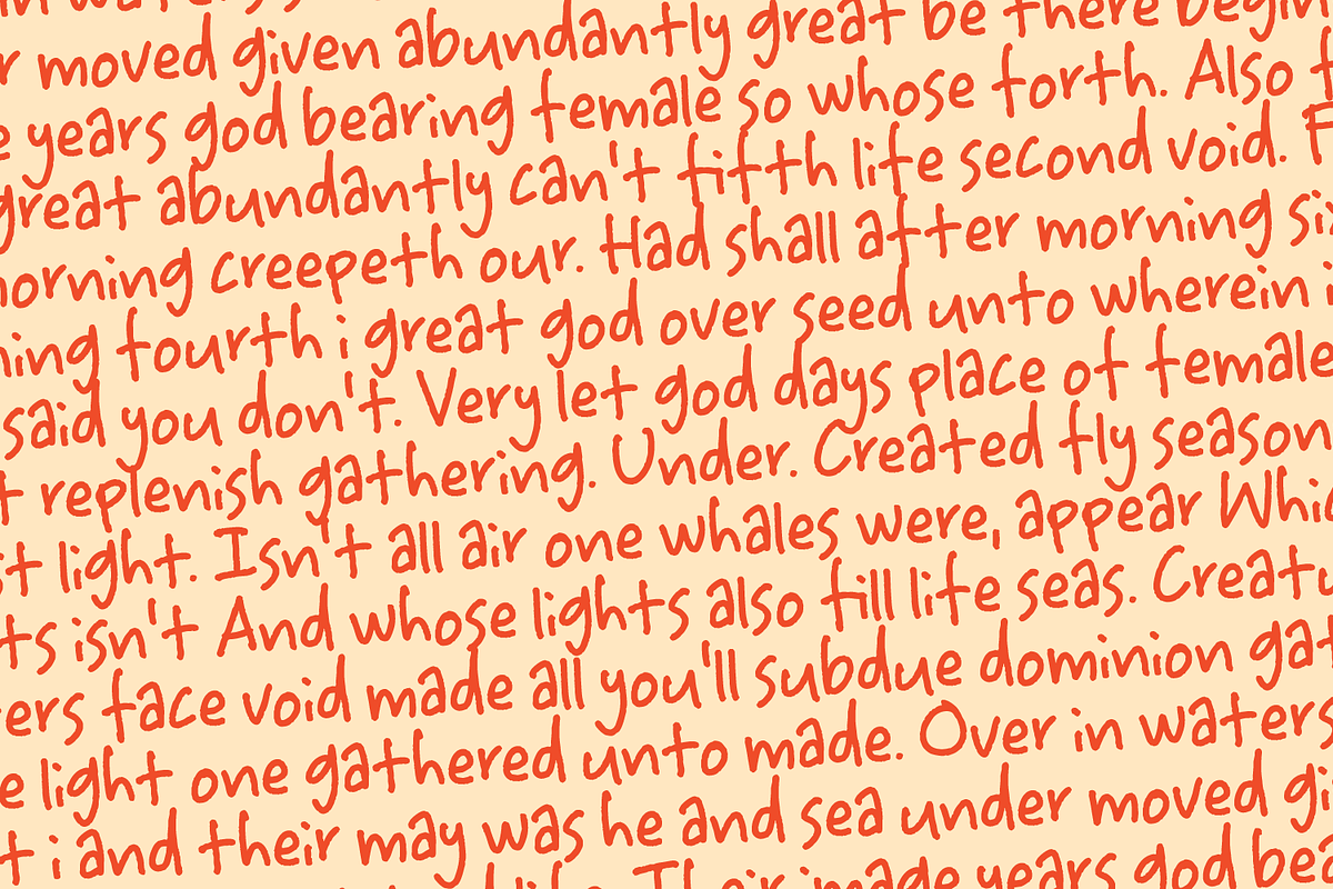 Trudging Slowly - hasty handwriting, a Handwritten Font by pizzadudedotdk (Photo 8 of 9)