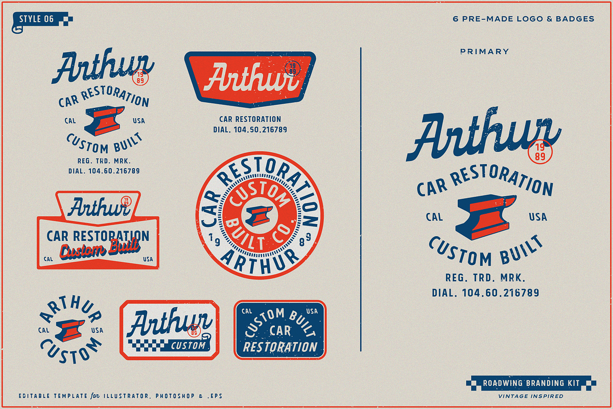 Roadwing Branding Kit, a Branding & Logo Template by Refolve Design (Photo 12 of 25)
