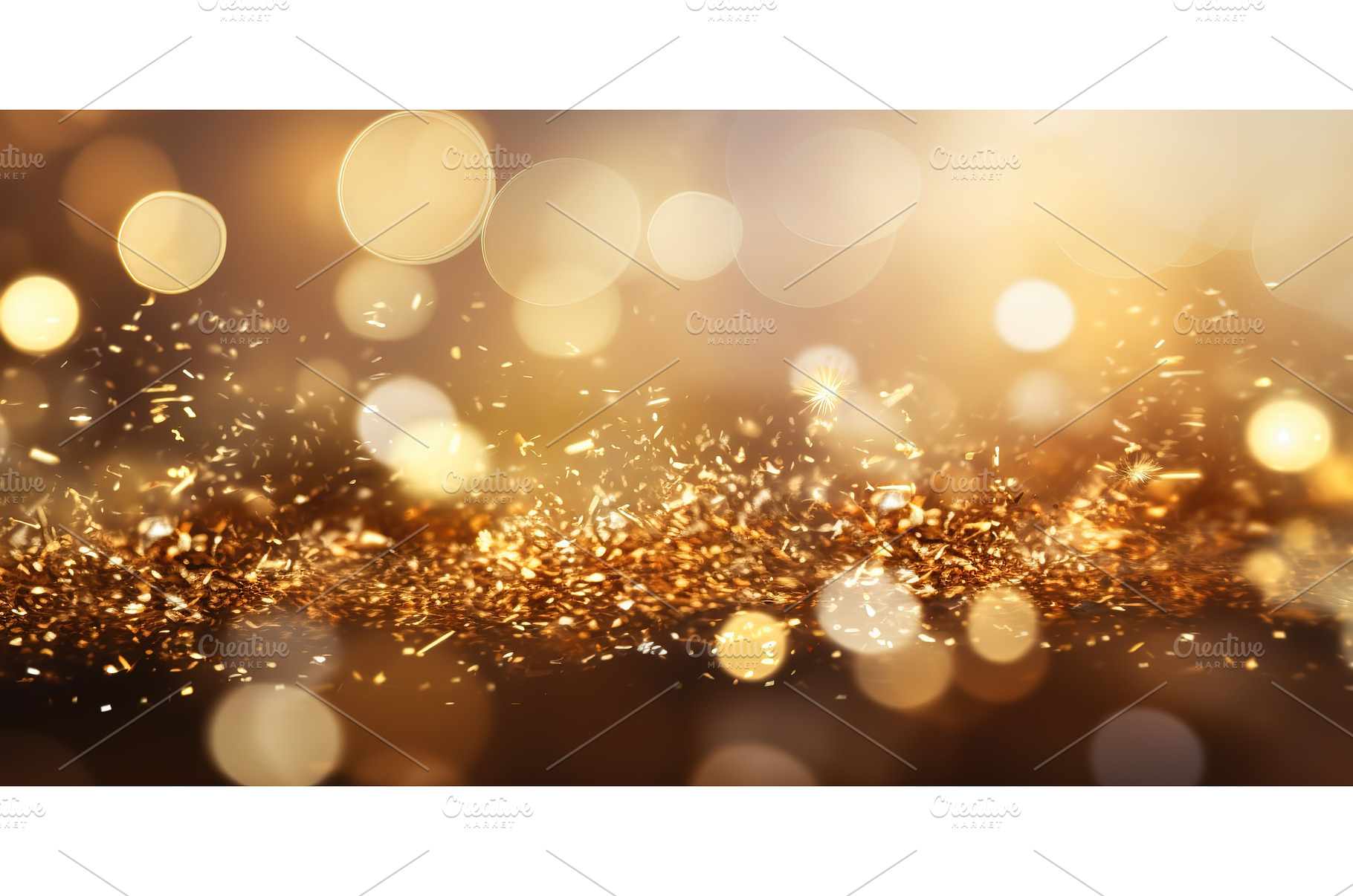 Gold and silver fireworks on New, a Holiday Photo by ZinetroN