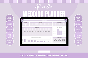 Wedding Planner Google Sheets