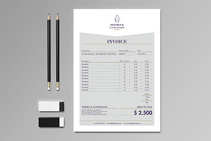 Deeprock Stationery Set & Invoice