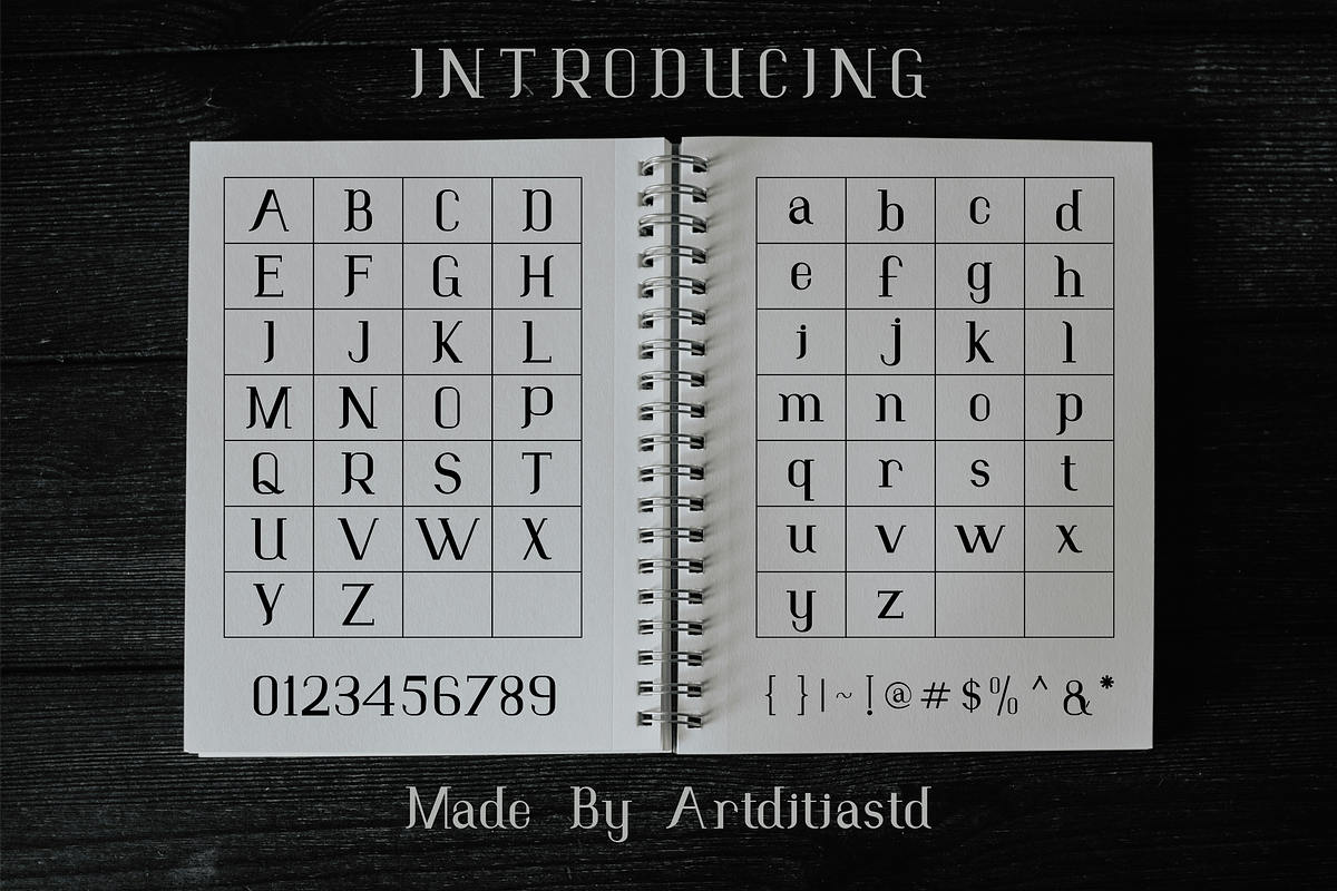 Sidika font, a Serif Font by artditiastd (Photo 2 of 4)