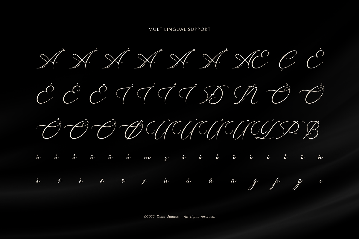 Hamedory Dumbless Modern Calligraphy, a Script Font by Denustudios (Photo 11 of 12)