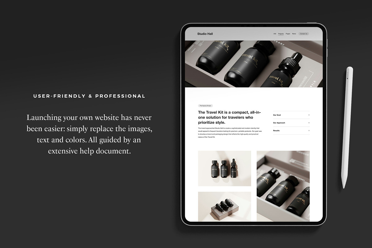Studio Hall Squarespace 7.1 Website, a Squarespace Template by Ruben Stom (Photo 7 of 12)