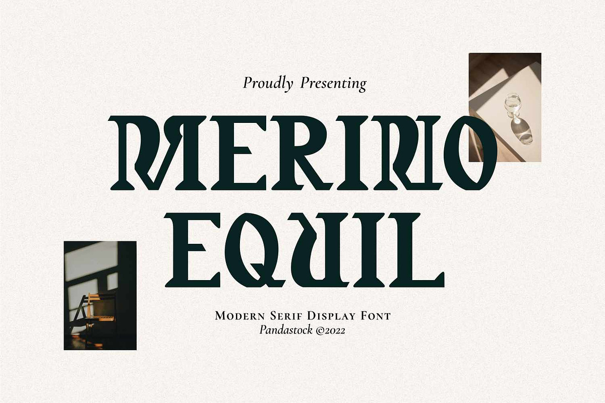 Merino Equil - Modern Serif Font, a Serif Font by Imoodev (Photo 1 of 5)