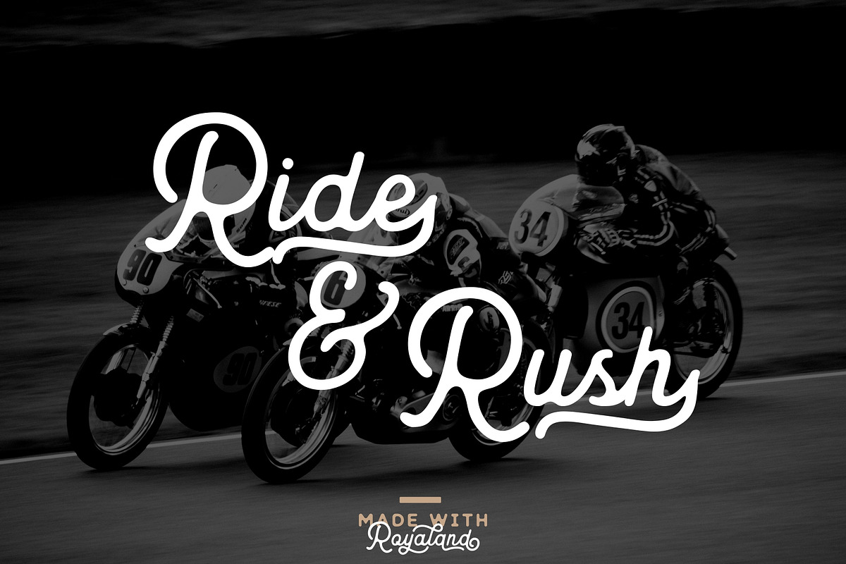 Royaland Vintage Font preview 7