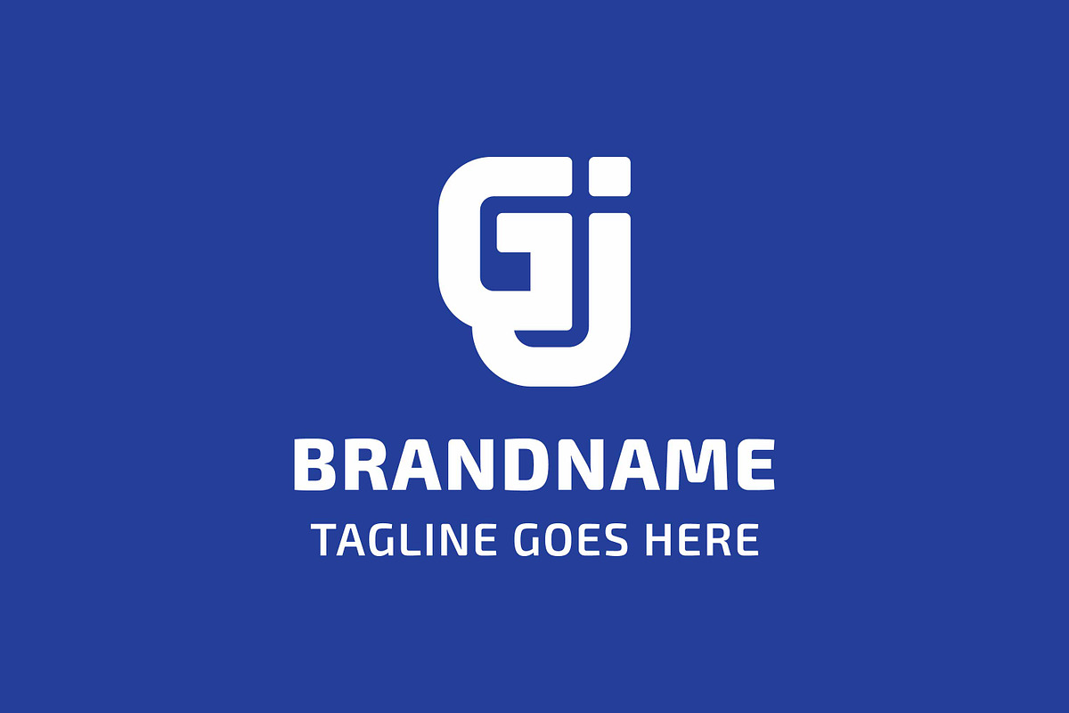 Letters GJ Monogram Connected Logo, a Branding & Logo Template by Pray Art Design Studio (Photo 2 of 2)