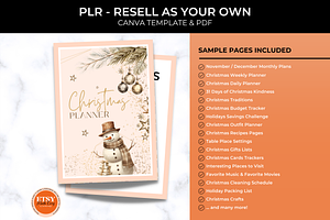 PLR Christmas Planner For Resellers