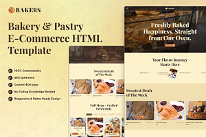 Bakers -Bakery HTML Website Template