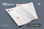 Clean Resume/Cv Template Volume 8, a Resume Template by TheResumeCreator (Thumbnail 2 of 6)