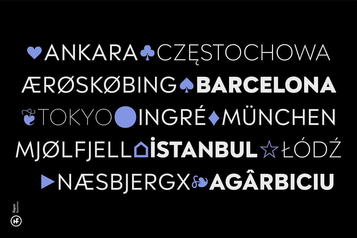 Rapor Grotesque - 20 Fonts, a Sans Serif Font by Hurufatfont (Photo 8 of 15)