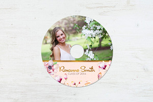 CD Template Graduation Princess