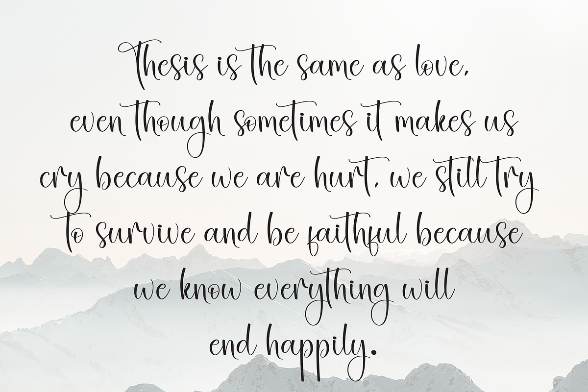Family | Script Font, a Handwritten Font by Scratchones (Photo 6 of 8)