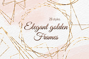 Elegant golden frames, an Object Graphic by SweetRenieDesigns (Thumbnail 1 of 6)