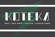 KOTEKA FONT, a Sans Serif Font by gagego (Thumbnail 2 of 4)