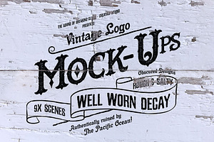 Vintage & Rustic Logo Mock-Up