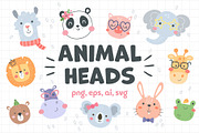 Cute baby animals faces, an Object Graphic by Leysan Shayak (Thumbnail 1 of 4)