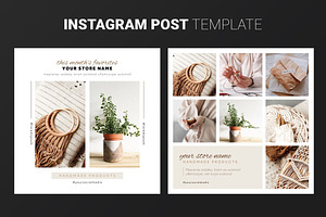 Canva Instagram Minimalist Post