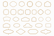Classic Frame Label Border Bundle, a Decorative Illustration by Kusumaillustration (Thumbnail 10 of 16)