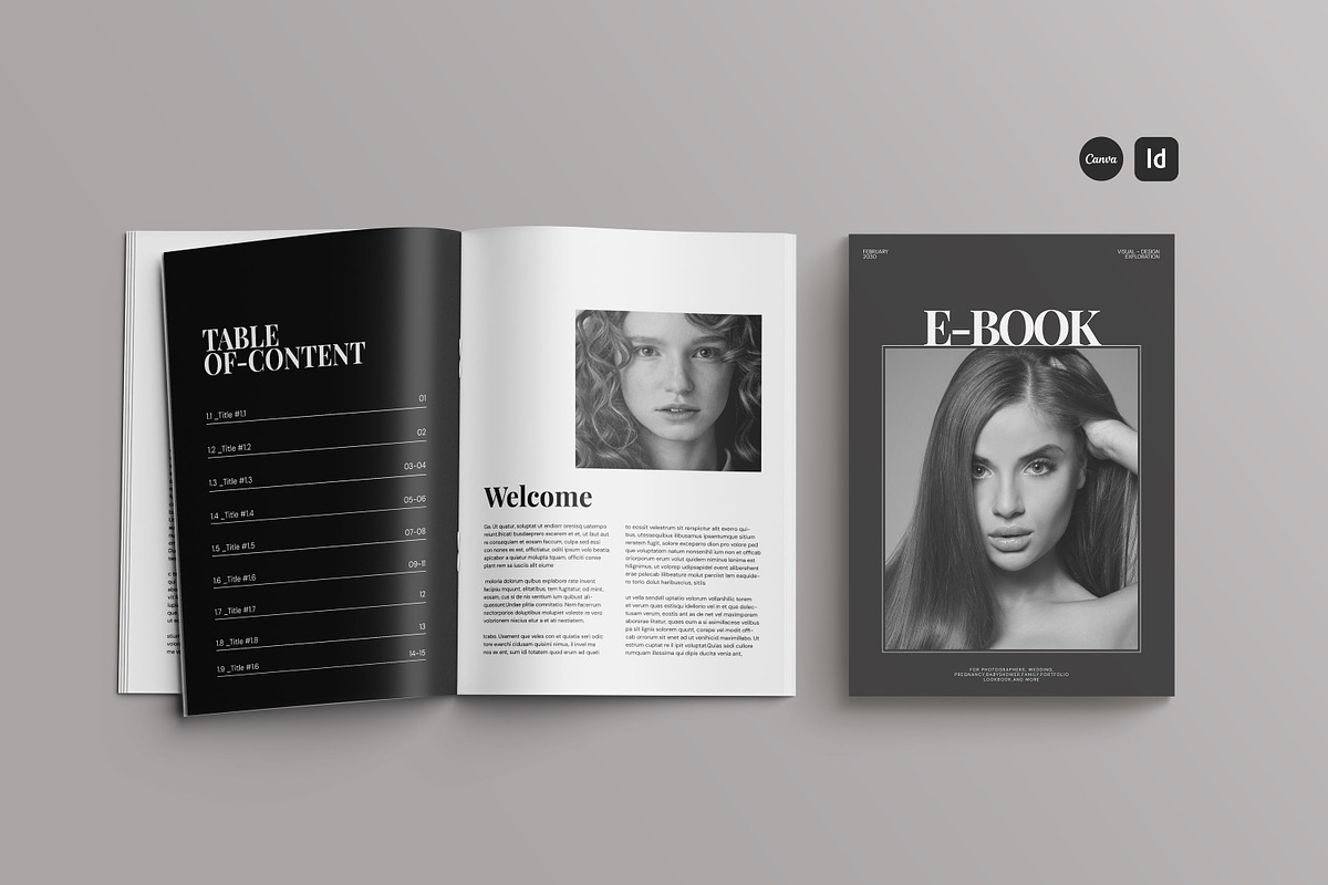 E-Book Template, a Brochure Template by Creatiya Type (Photo 1 of 7)