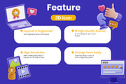 Digital Marketing 3D Icon Pack, a 3D by baii09 (Thumbnail 2 of 6)