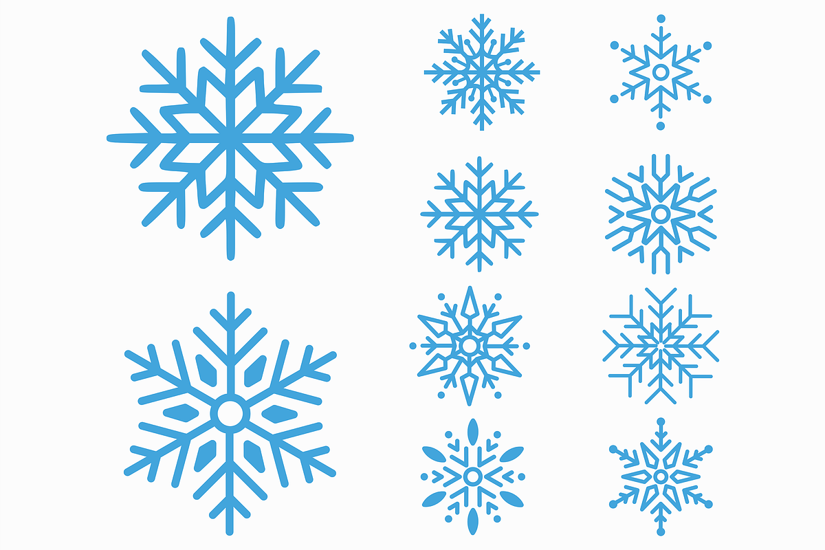 Snowflake Vector SVG PNG Clipart, a Seasonal Illustration by Kusumaillustration (Photo 8 of 11)