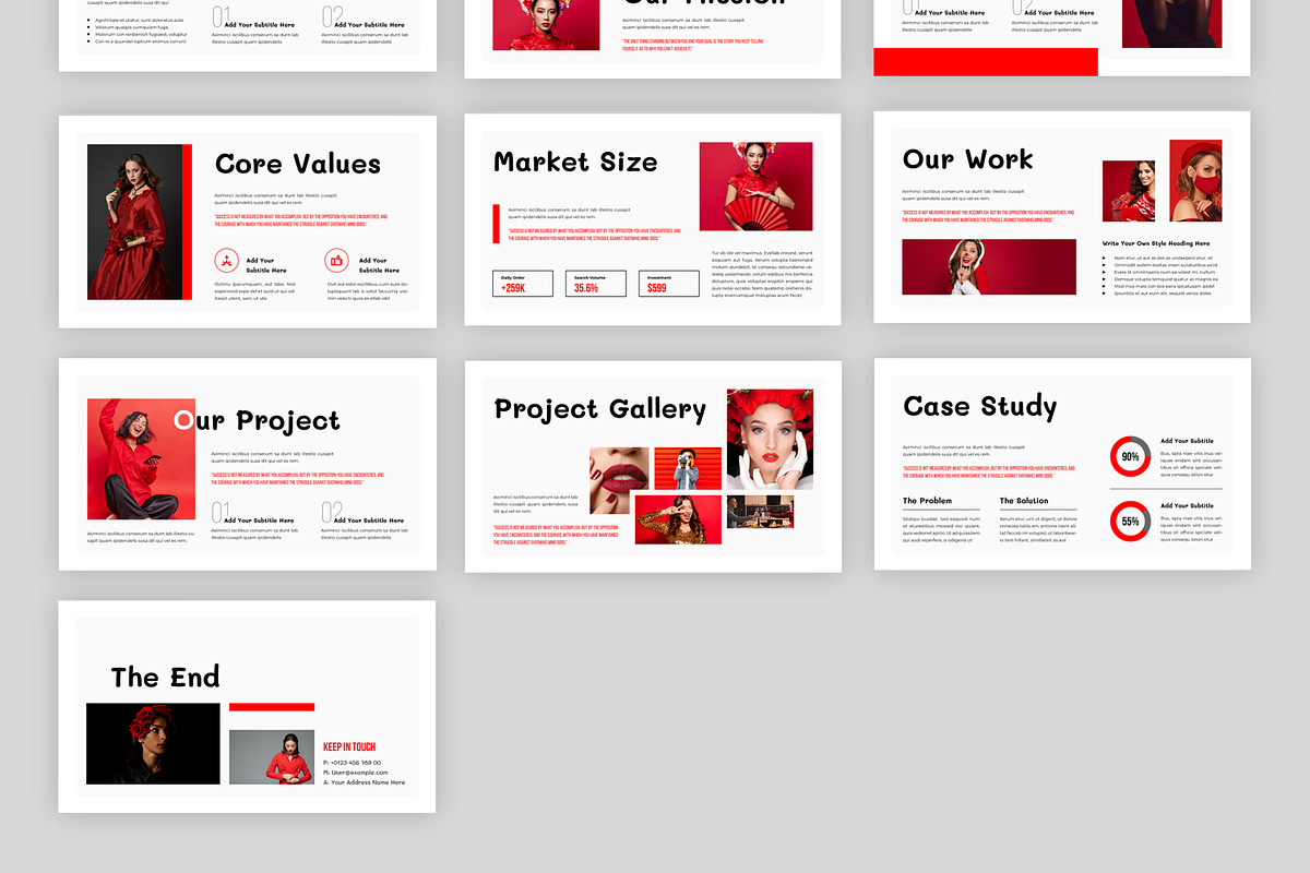 Digital Portfolio Presentation, a Presentation Template by MightyDesign (Photo 4 of 7)