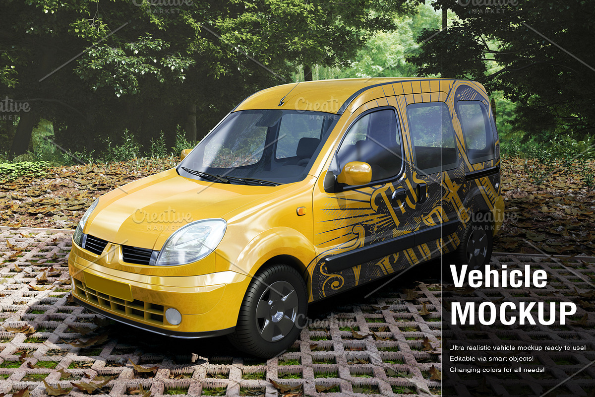 Vehicle Mock-up, a Mockup by IsometricWorld (Photo 1 of 12)