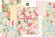 100 Summer Backgrounds, a Background Graphic by PeDe Designs (Thumbnail 1 of 14)