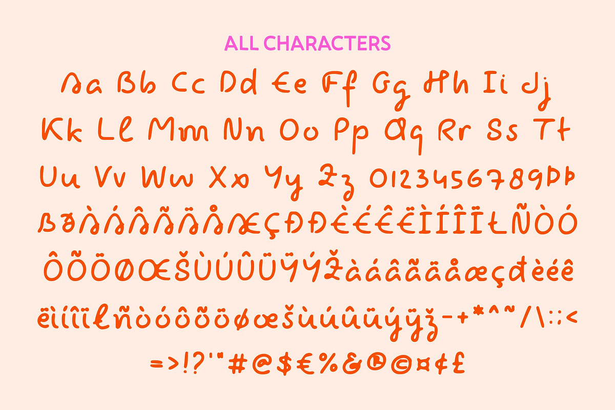 CS Hestia Drawn, a Handwritten Font by Craft Supply Co. (Photo 8 of 8)