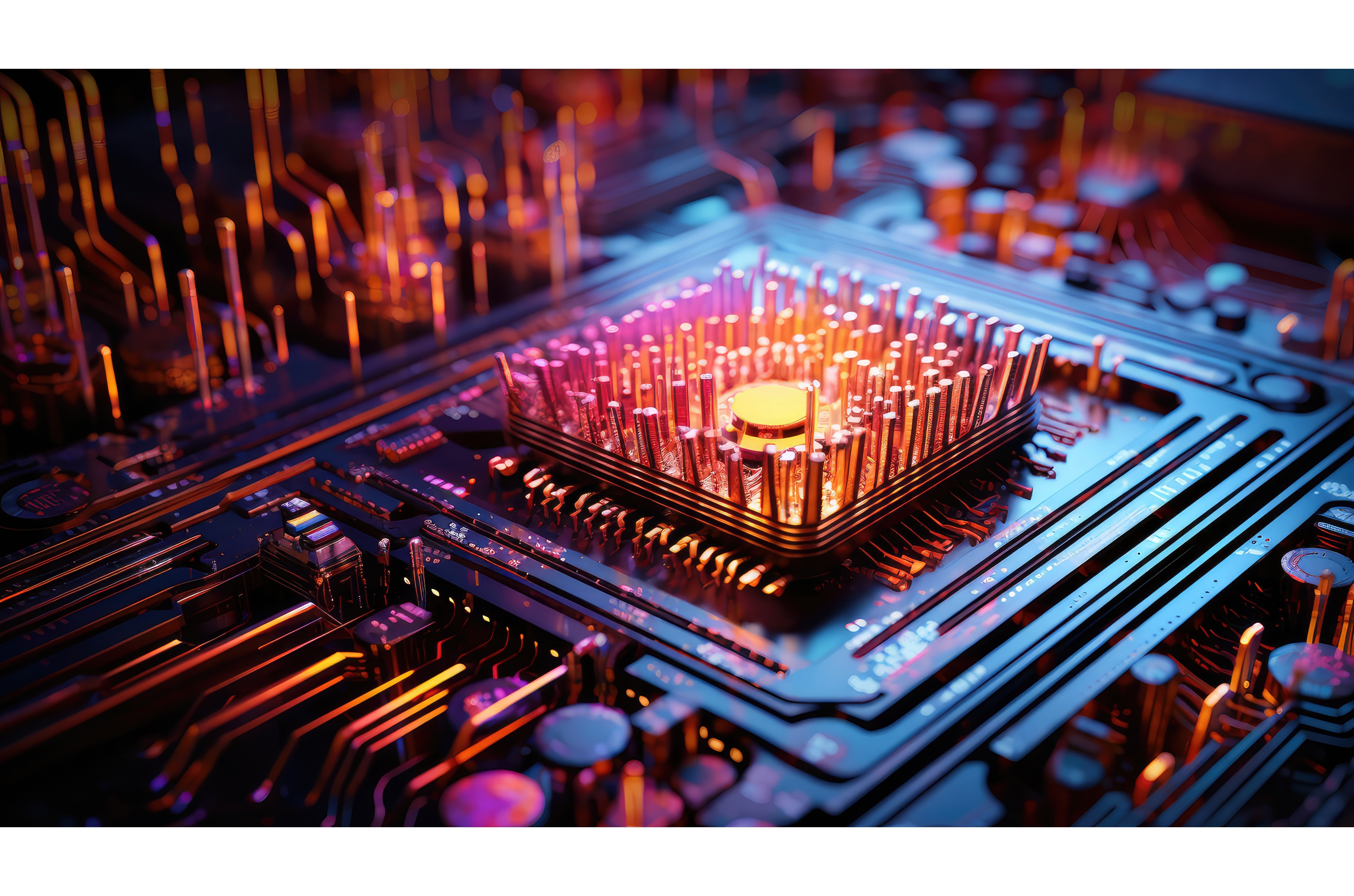neural neuromorphic computer create, an Abstract Photo by pikepicture