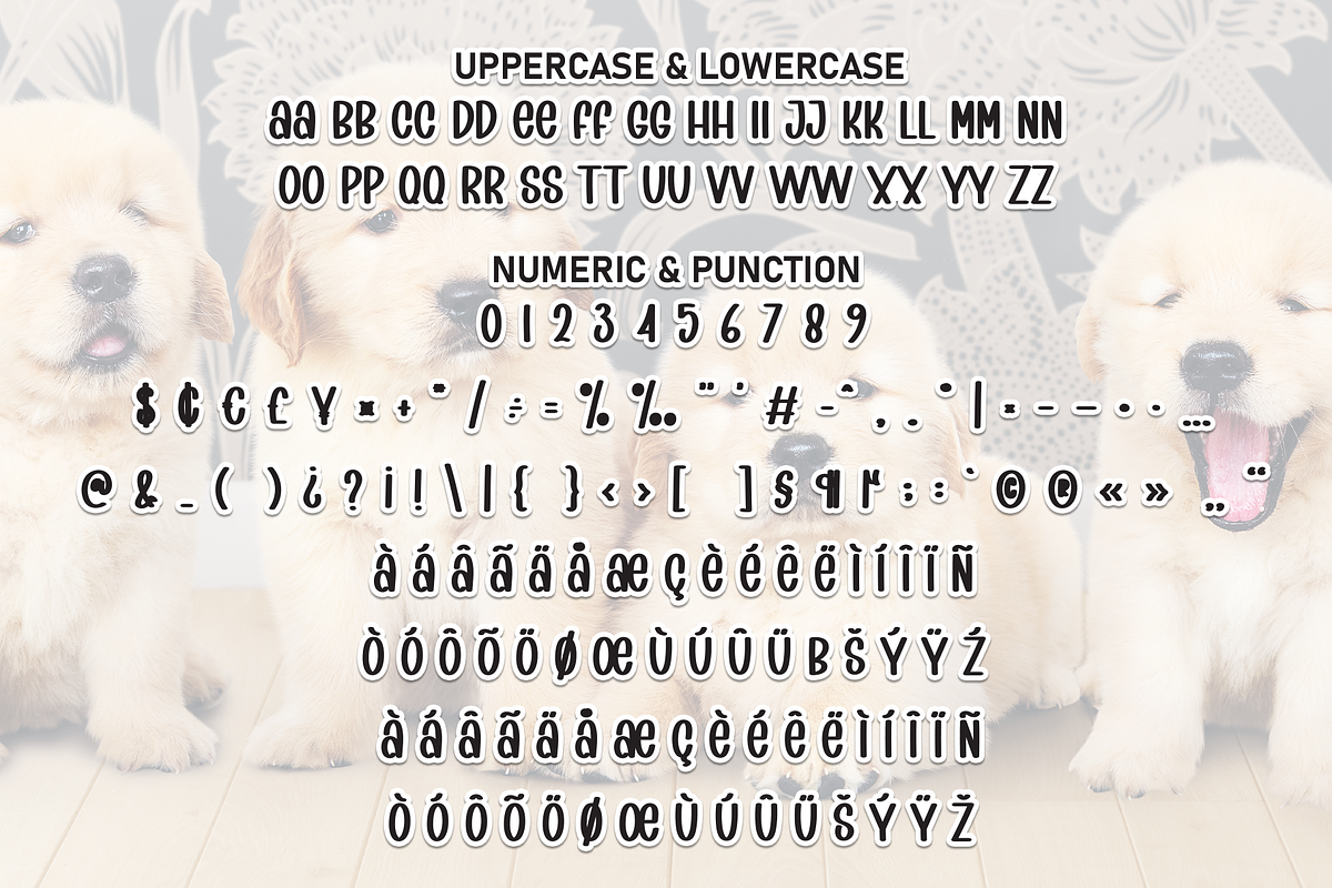Baby Animal | Script Font, a Script Font by Scratchones (Photo 7 of 8)