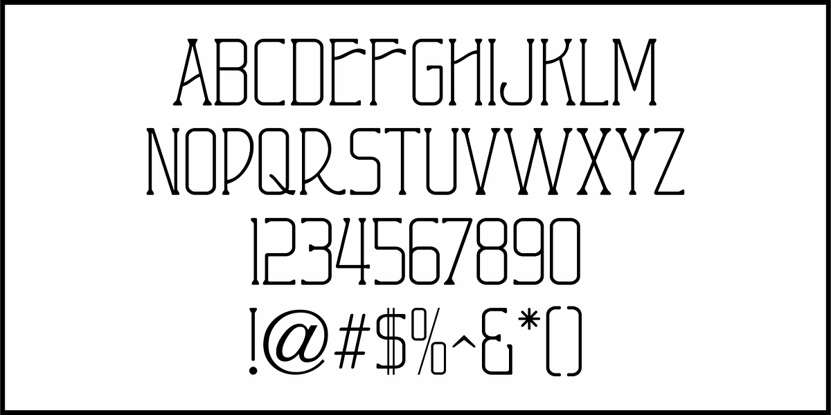 Nouveau Meadow JNL, a Serif Font by Jeff Levine Fonts (Photo 3 of 5)