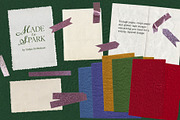 Christmas collage backgrounds frames, an Object Graphic by Yuliya Derbisheva (Thumbnail 14 of 15)