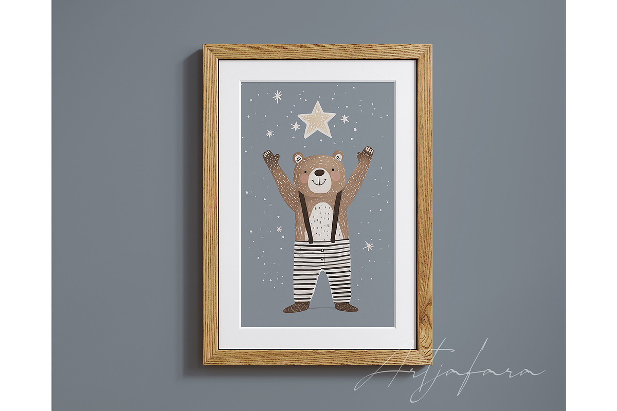Wooden frame mockup close up, a Household Mockup by Artjafara (Photo 7 of 7)