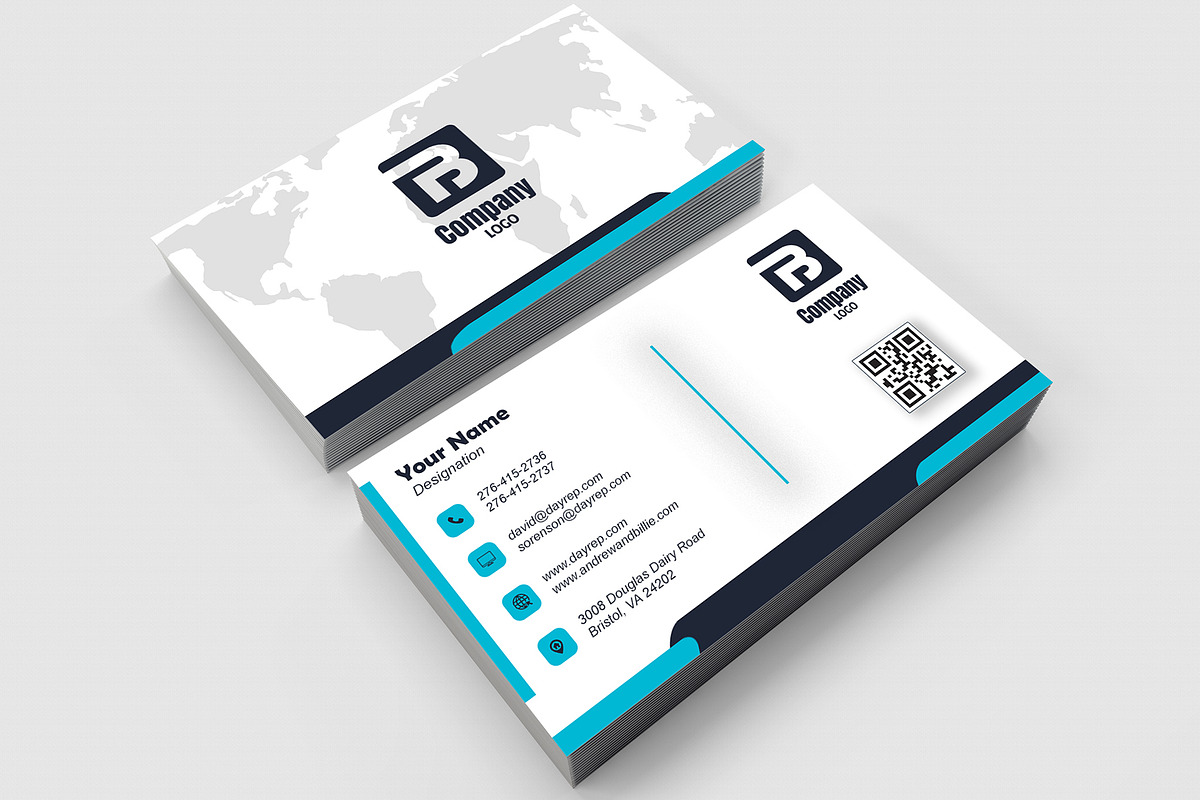 General Use Business Card PSD Template preview 4