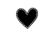 Stitched Heart Silhouette Vector Bun, an Illustration by Designs_River (Thumbnail 8 of 41)