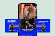 Fitness Coach Instagram Template, a Social Media Template by SecondBrain Store (Thumbnail 4 of 10)