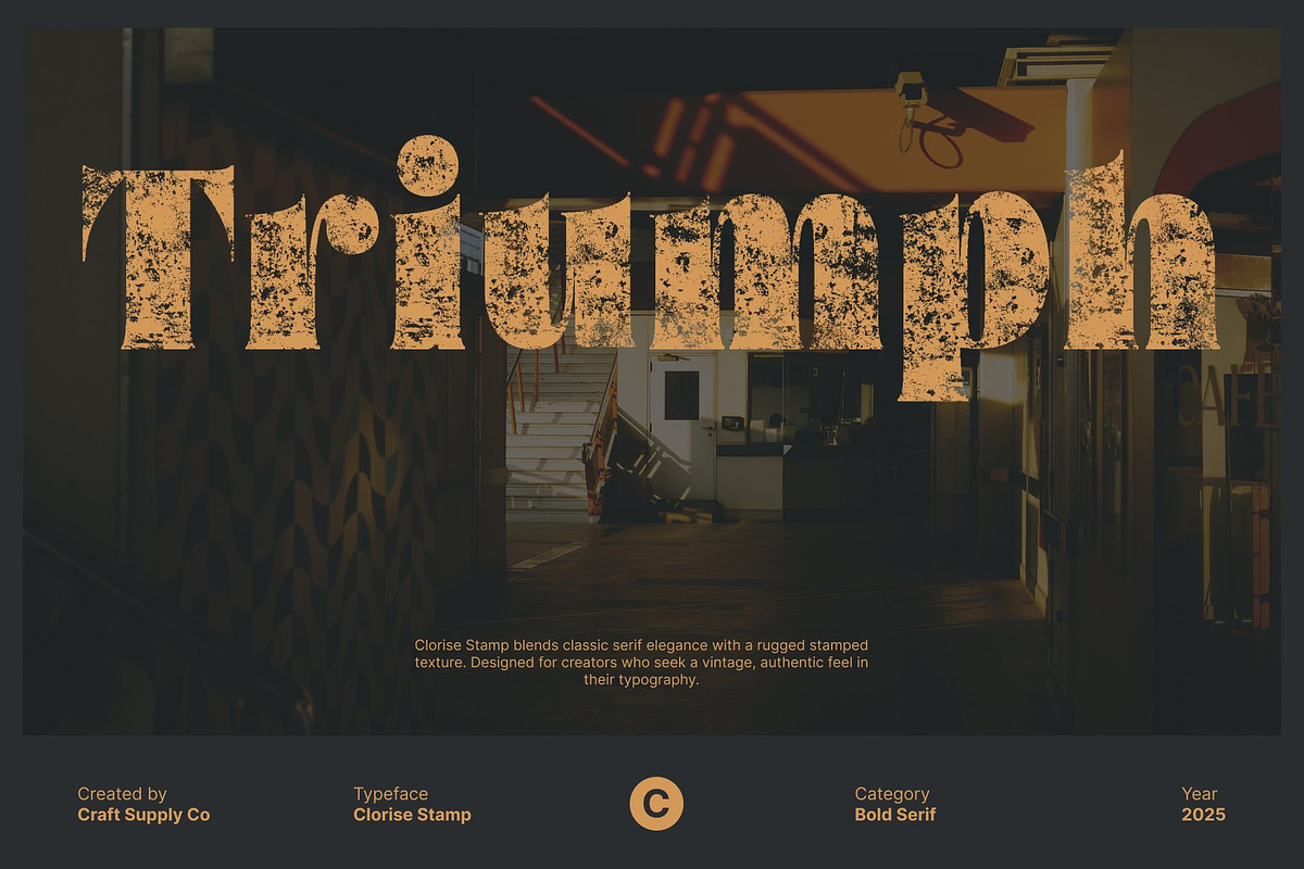 Clorise Stamp, a Sans Serif Font by Craft Supply Co. (Photo 6 of 8)