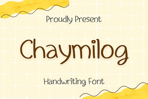 Chaymilog Handwriting Font