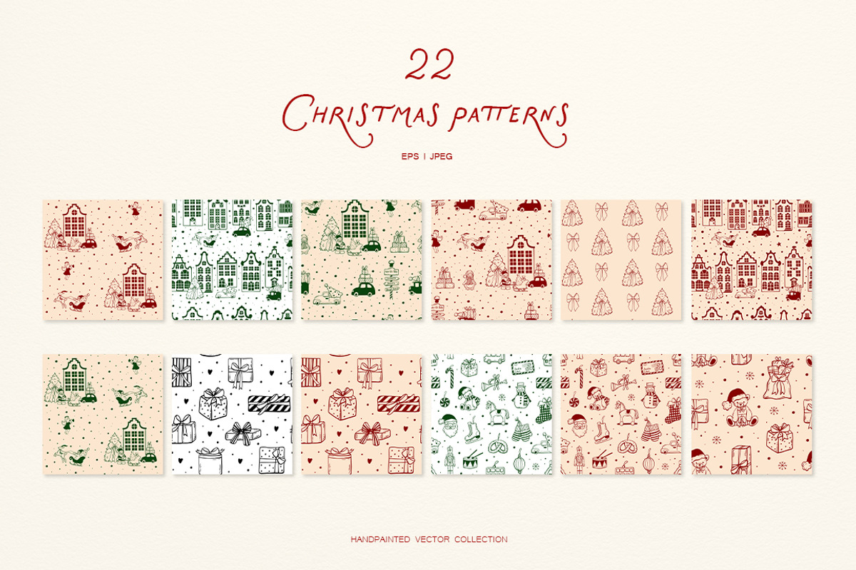 Whimsical Set Cozy Christmas p.2, a Seasonal Illustration by ViktoriyaD (Photo 13 of 25)