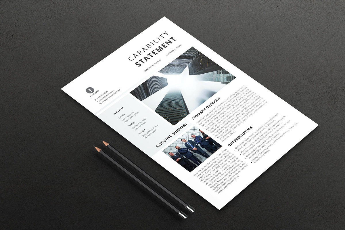Capability Statement Templates preview 2