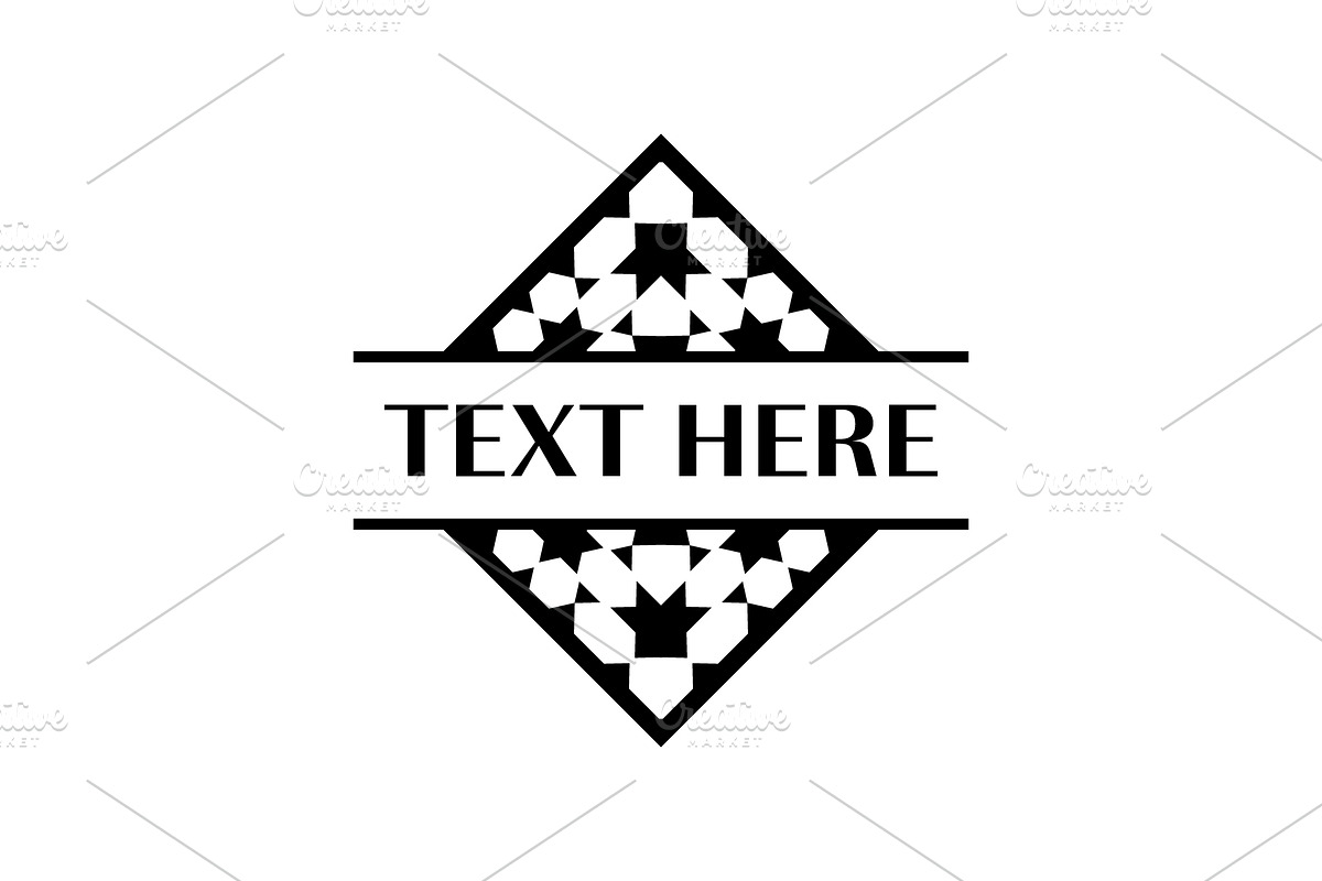 Geometric Maze-Inspired Frame logo, a Branding & Logo Template by Rasagama Studio