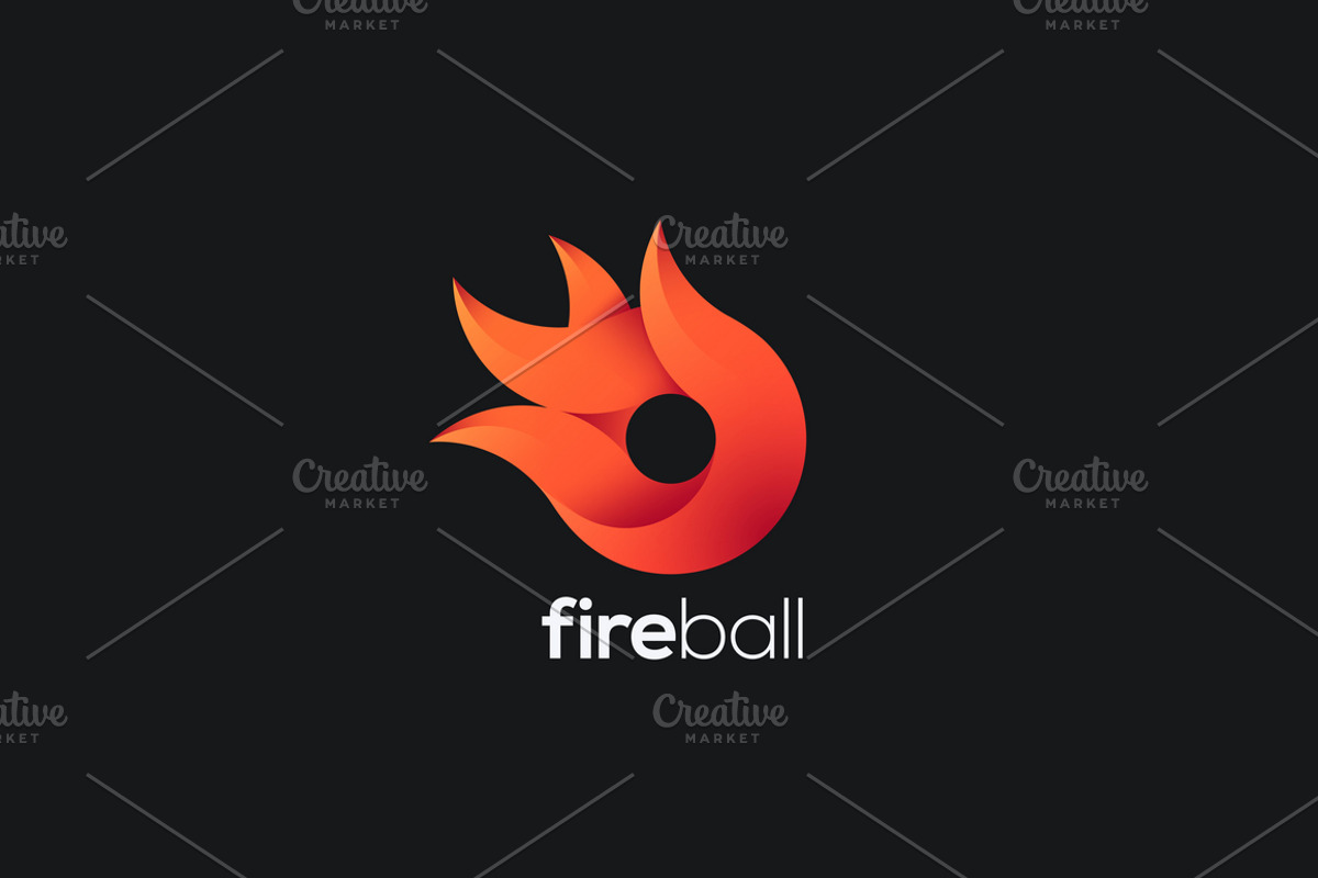 Fire/Flame Logo Template, a Branding & Logo Template by Snitovets (Photo 2 of 2)